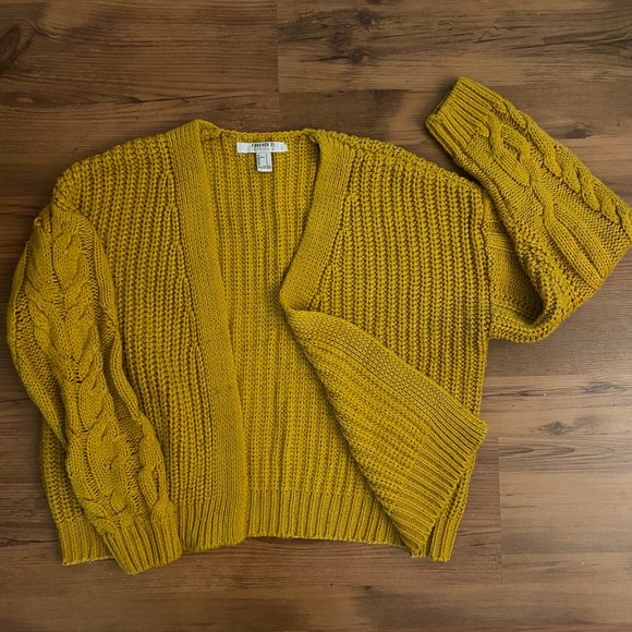 Yellow Cardigan – Forever 21 - Picture 3 of 5